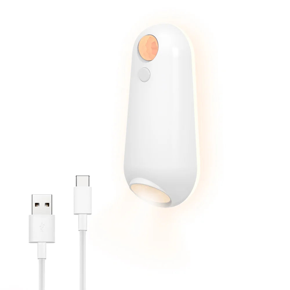 Projection Toilet Night Light USB Waterproof Human Sensing Washroom Light Colorful Projection Foot Lamp for Home Bathroom Decor